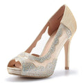 Dream Pairs Champagne Diamond