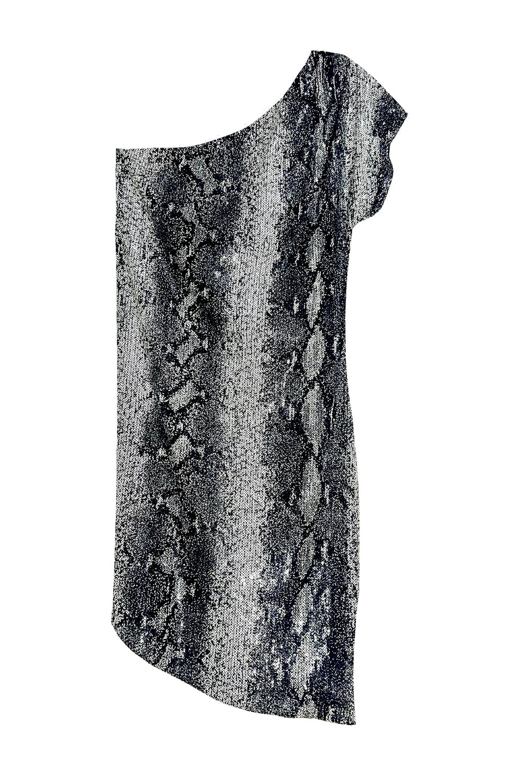 Arden B Animal Print Sequin Dress