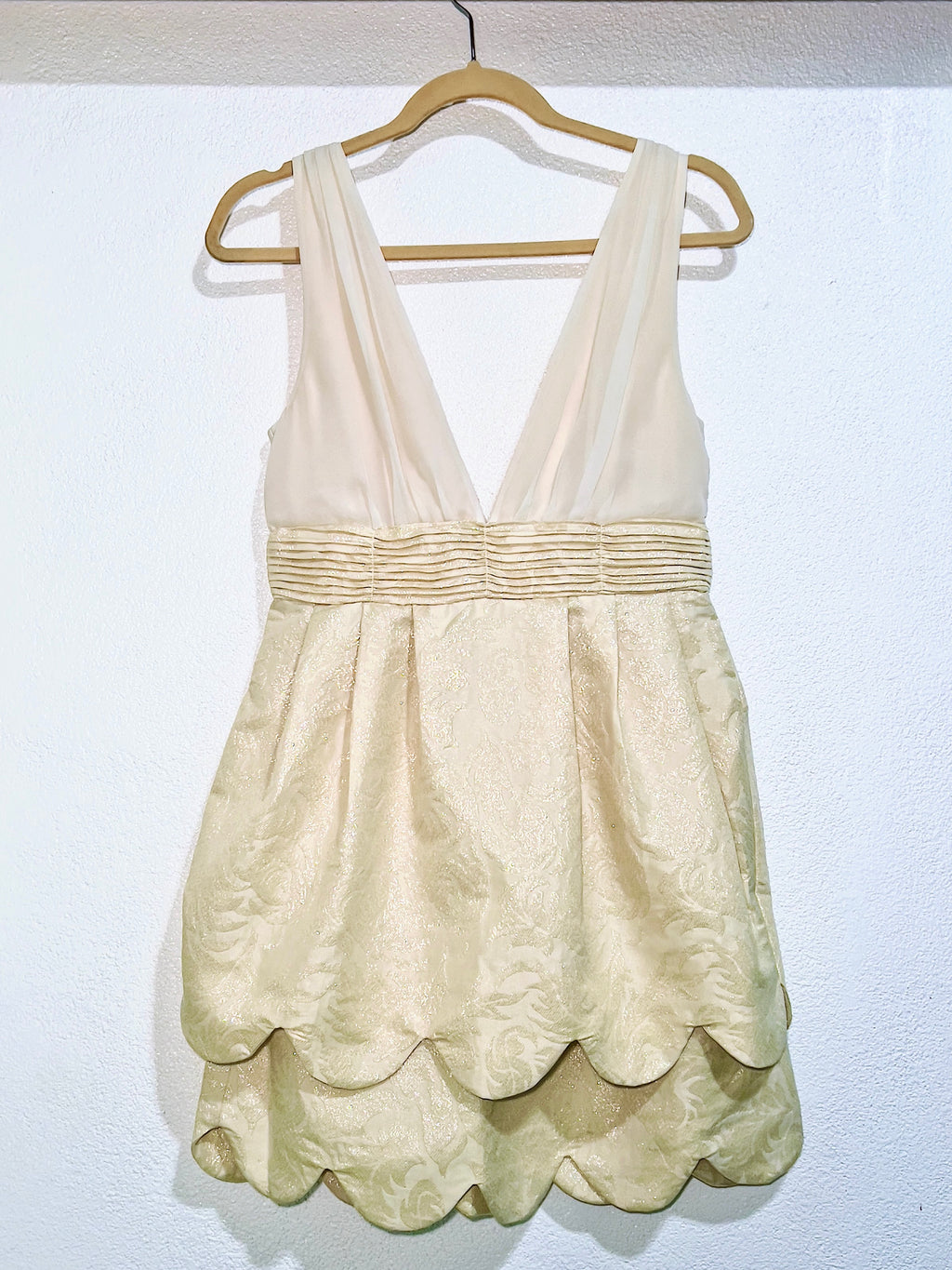 Gold Petal Dress