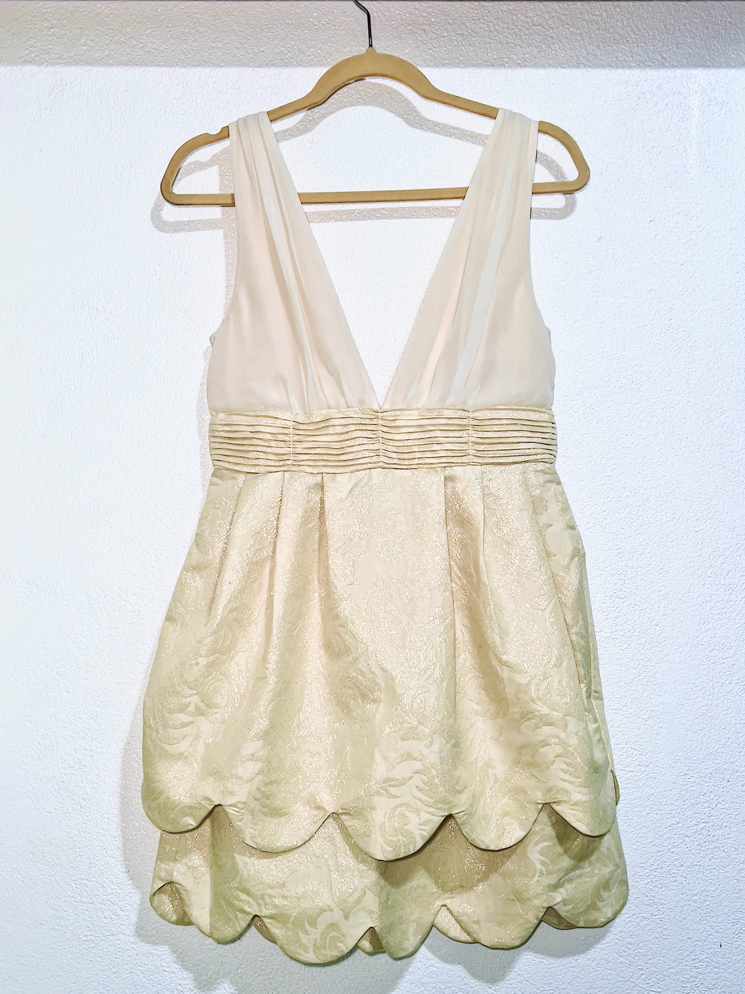 Gold Petal Dress