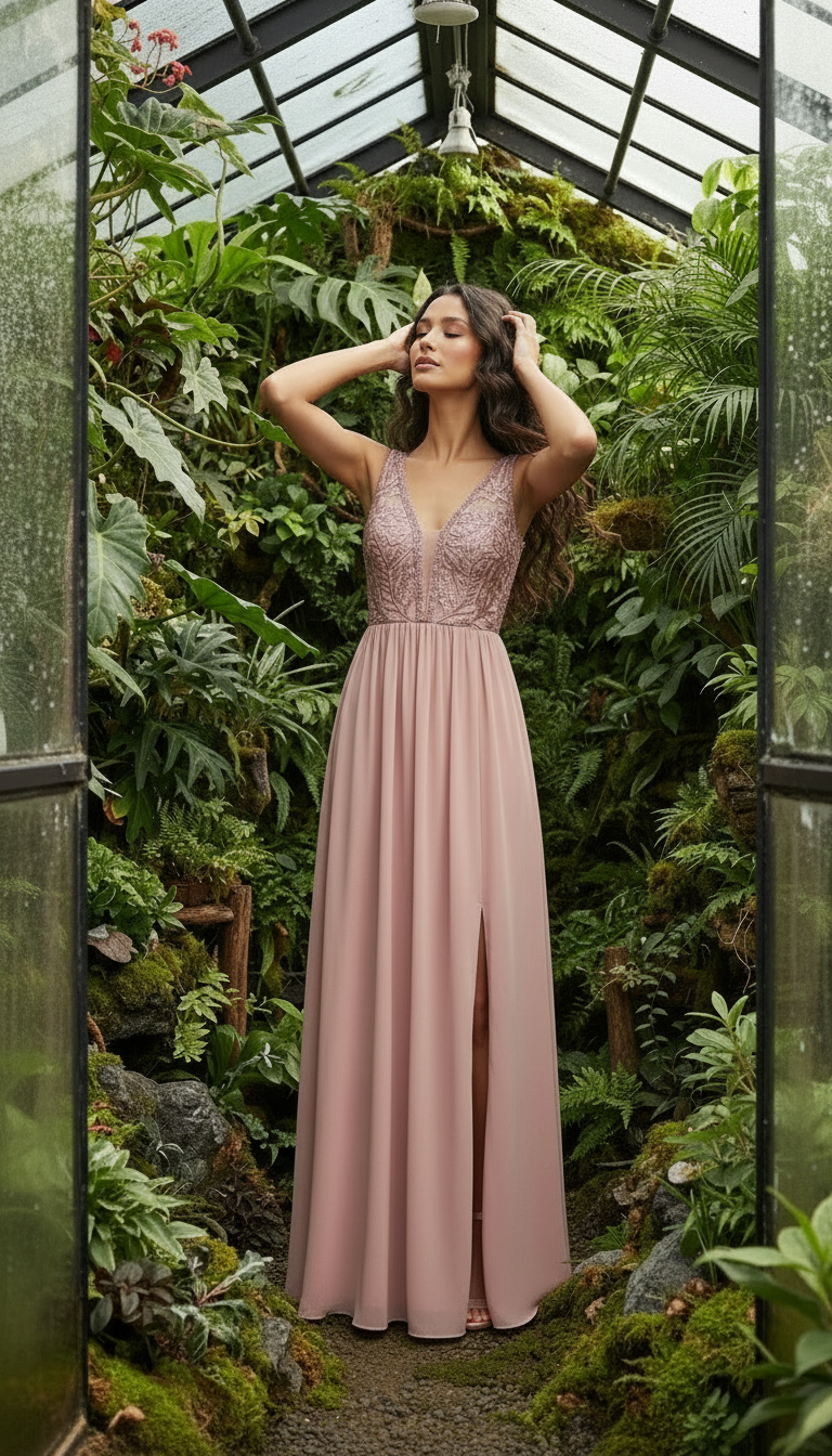 Melvina Rose Lace Gown