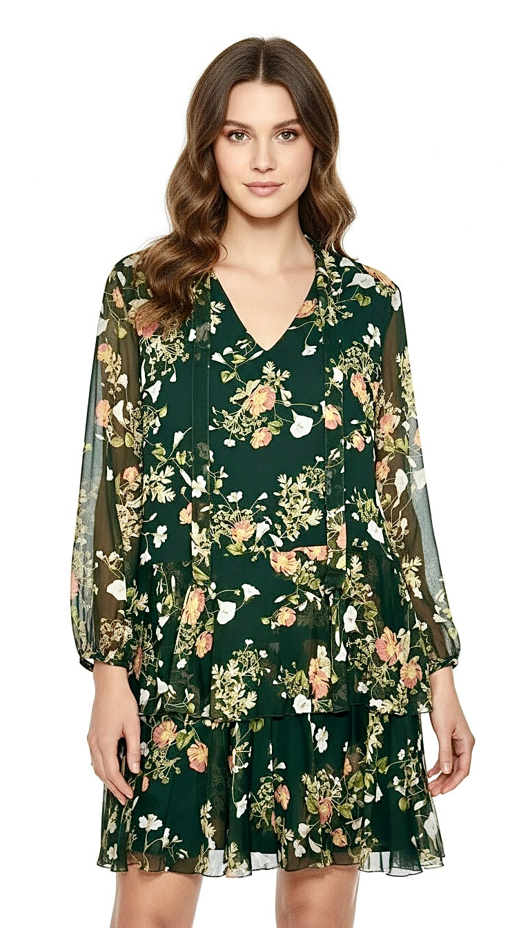 Ralph Lauren Floral Green Dress
