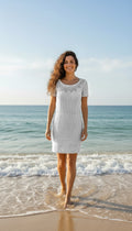 Ralph Lauren White Crochet Dress