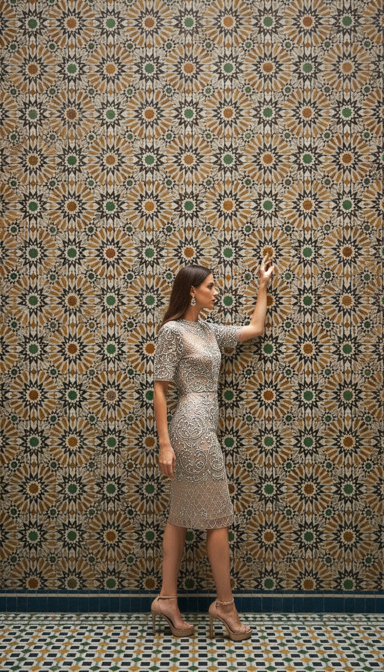 Diamond Blush Cocktail Dress