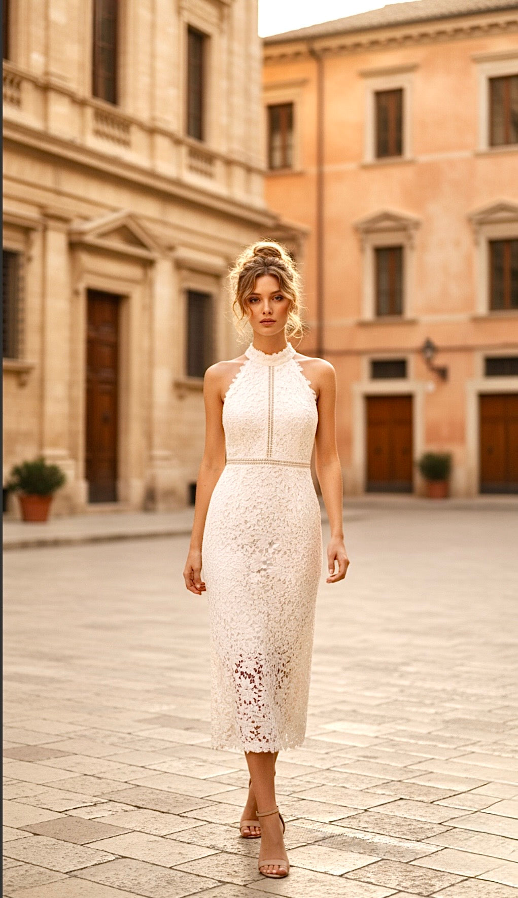 Bardot White Lace Dress